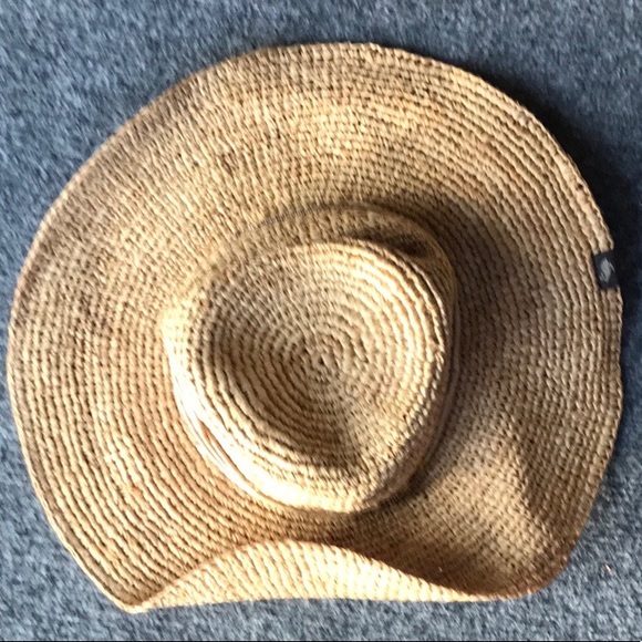 Peter Grimm Straw Hat Women's Floppy Round Vacation Beach Summer BOHO style - Picture 13 of 16